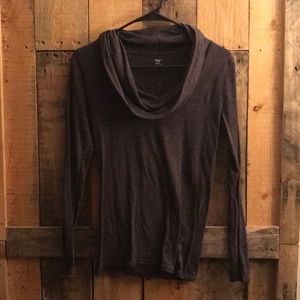 Gap long sleeve cowl neck tee